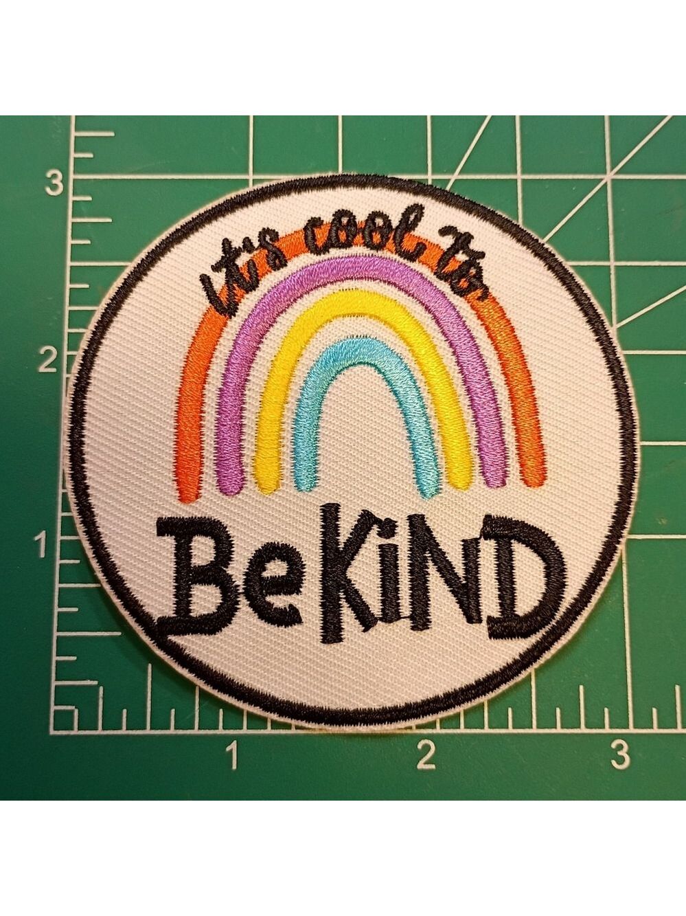 2/$10 Rainbow 'Be Kind' Patch